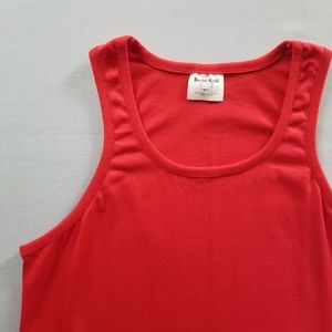VTG cherry red 50/50 muscle tank top